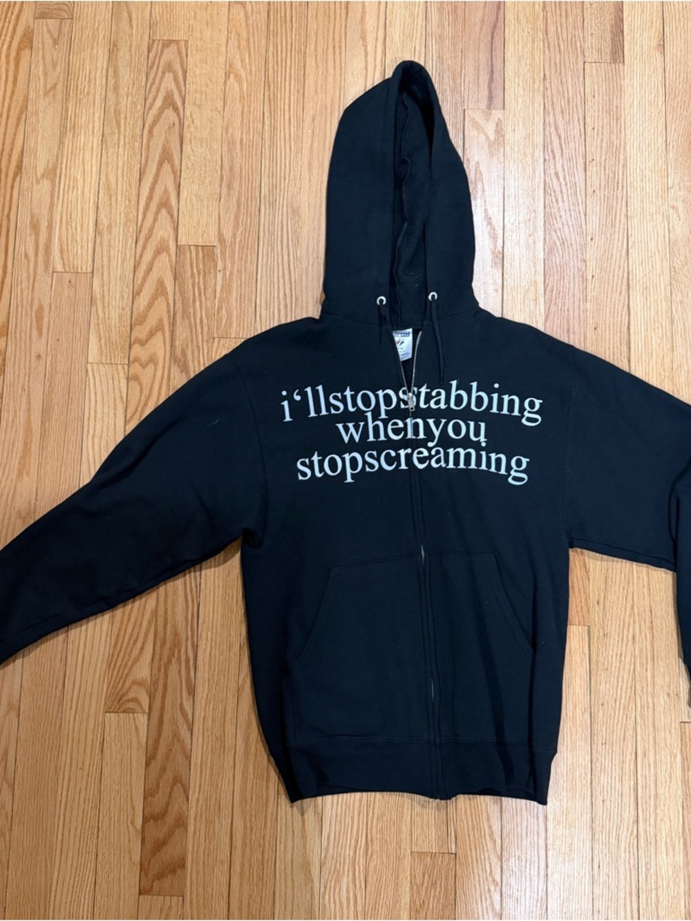 Chiodos Black Zip-Up Hoodie